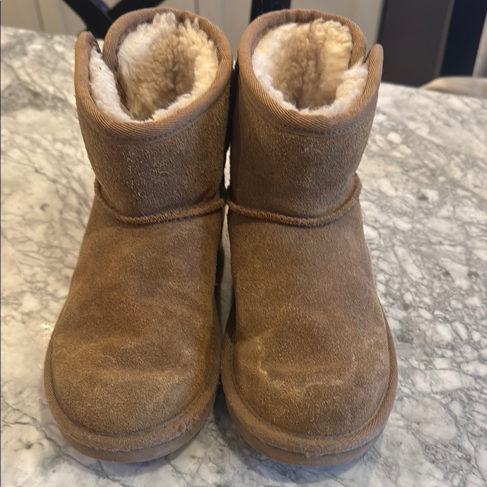 Cozy Tan Kids Boots